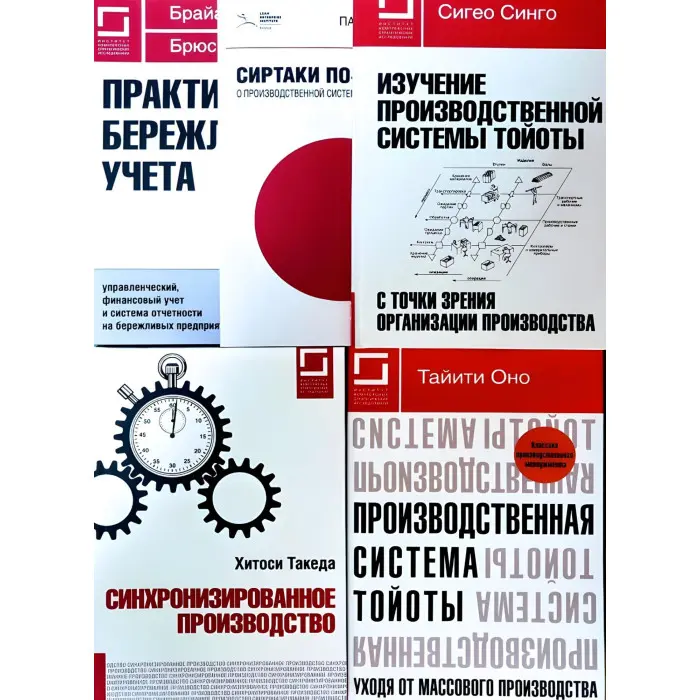 Книги з організації виробництва (комплект із 5 видань)