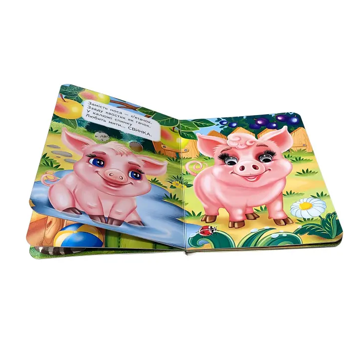 Цікаві книжки з оченятами «Звірятка - загадки» Віршики для малечі у картонному форматі (9786178405717)