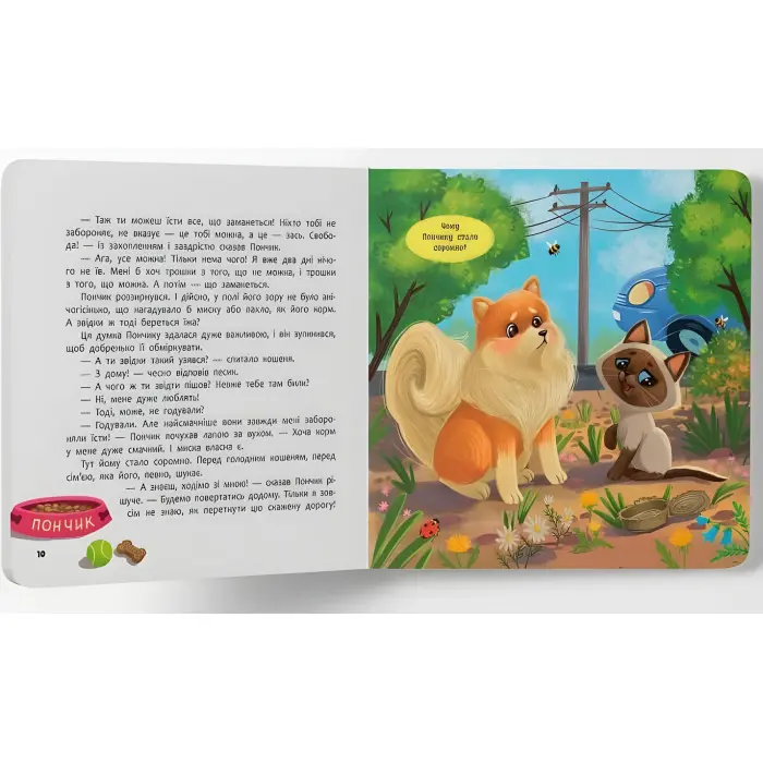 Книга Хвостаті пригоди. Пончик та Грінка. Знайомство (9786175475423)