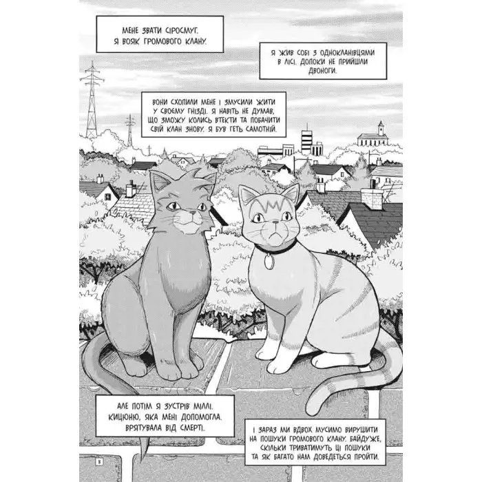 Книга Коти-вояки. Манґа 2. Пригоди Сіросмуга. Прихисток вояка - Єрін Гантер (9786177995448)