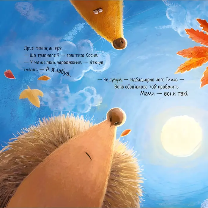 Книга Зворушливі книжки. Їжачок і кленовий листок - Єва Сольська (9786170954046)