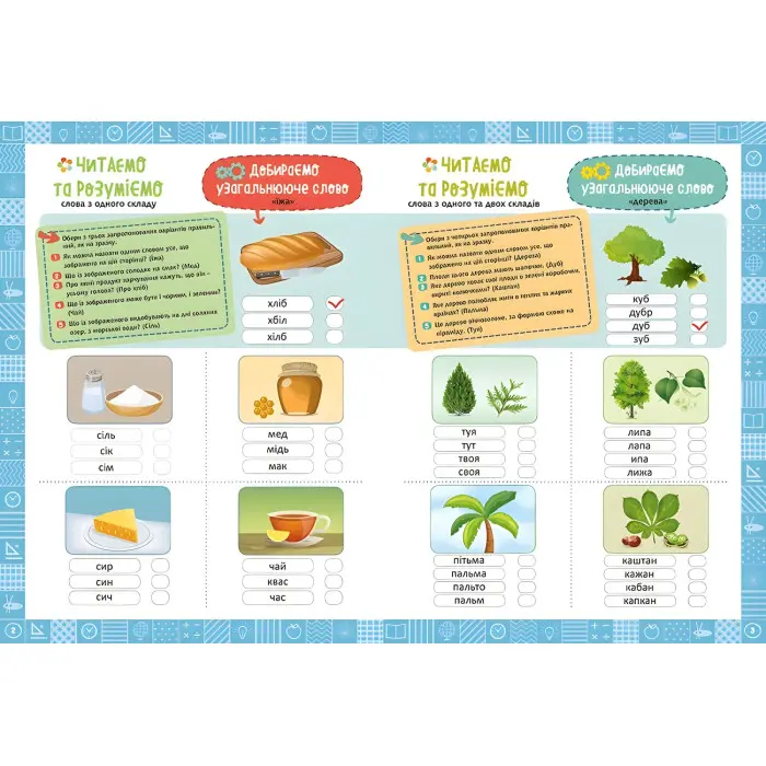 1 клас. Я читаю і розумію слова. Перше читання