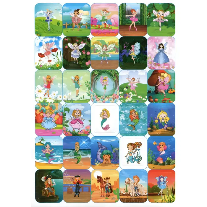 100% наліпок. Феї та принцеси