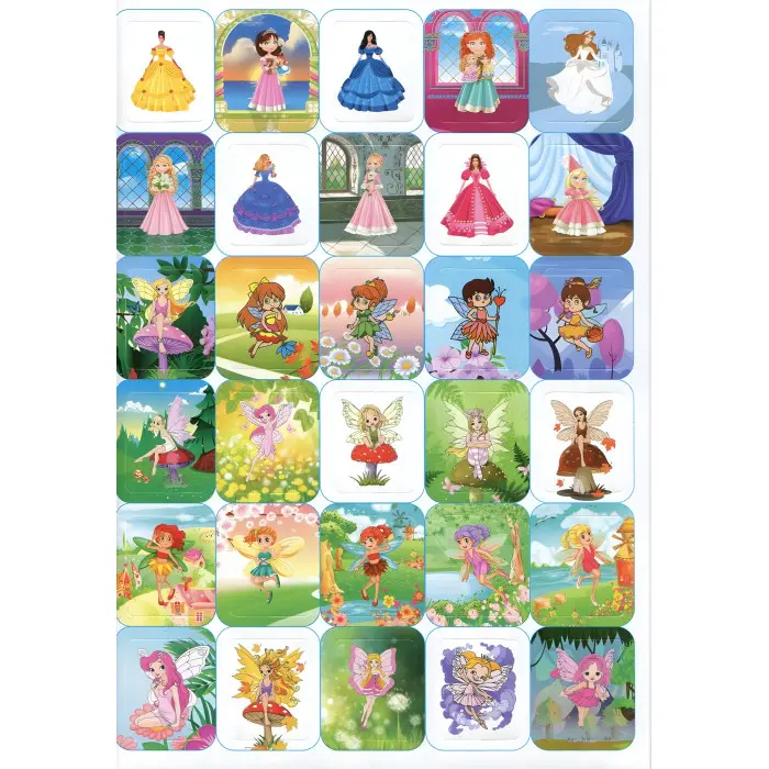 100% наліпок. Феї та принцеси