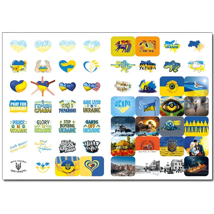 100% наліпок. З Україною в серці. Бандероналіпки