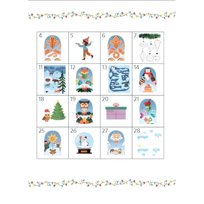 Адвент із саморобками та завданнями. 3–4 роки (9786170043993)