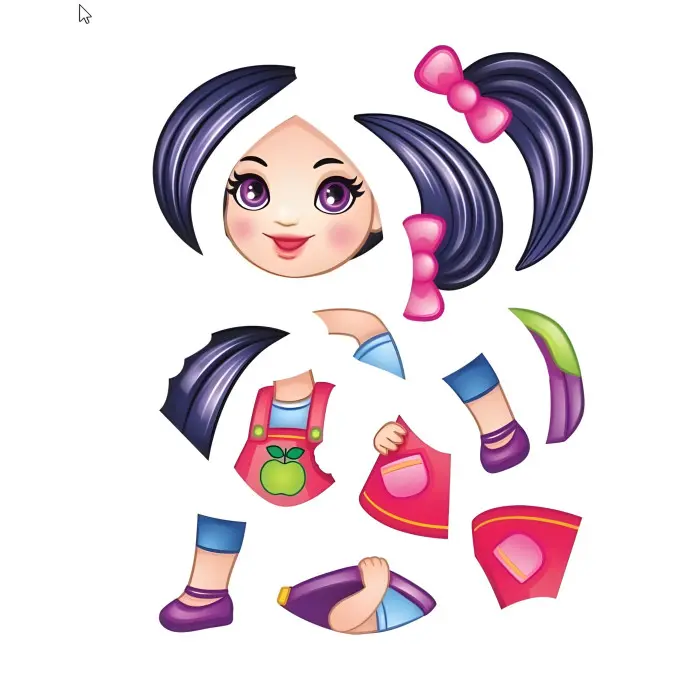 Аплікації дівчаткам. Поліна