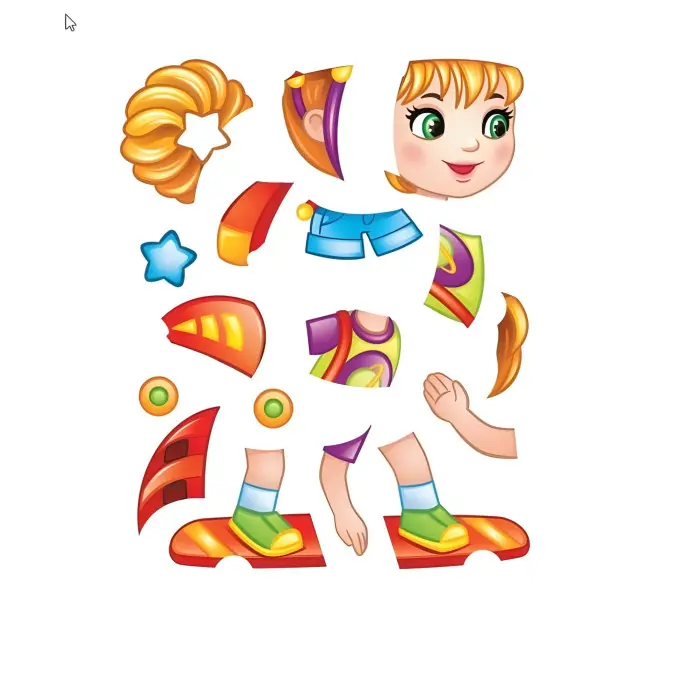 Аплікації дівчаткам. Поліна