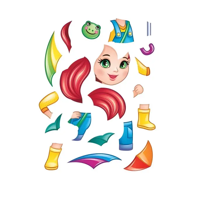 Аплікації дівчаткам. Поліна