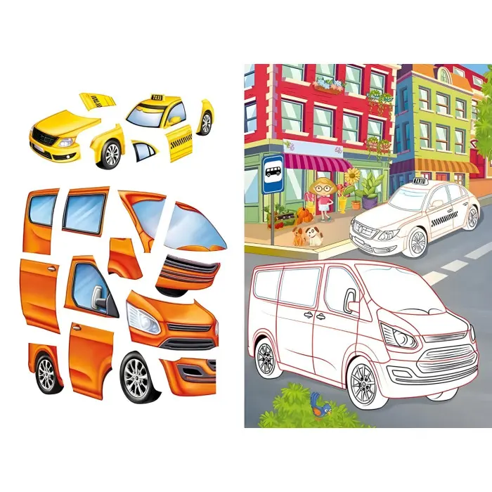 Аплікації для малят. Мінівен