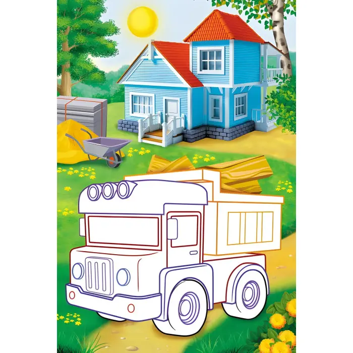 Аплікації для малят трактор (1216674946 )