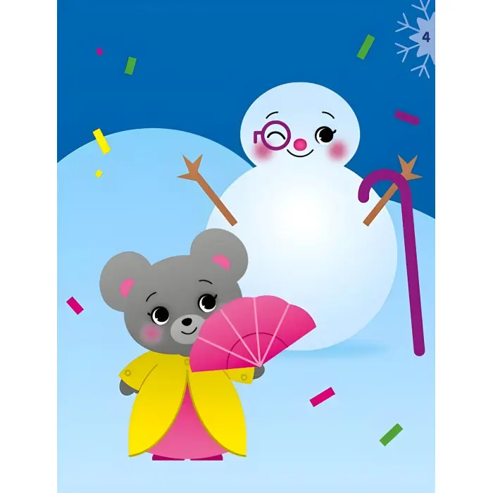 Аплікації наліпками: Єнот (9789667510572) — чудова розвивальна книга з наліпками для дітей