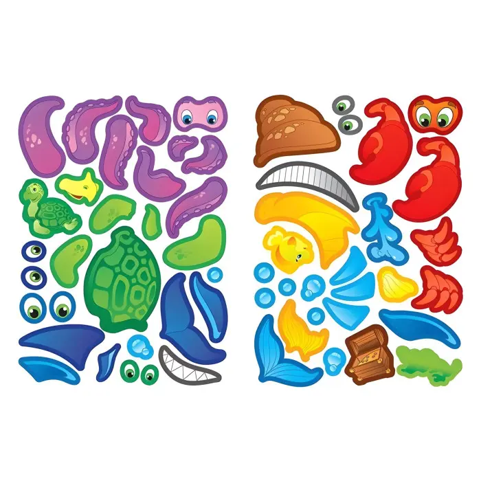 Аплікації-наліпки. Підводний світ
