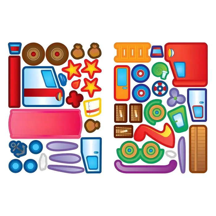 Аплікації-наліпки. Транспорт