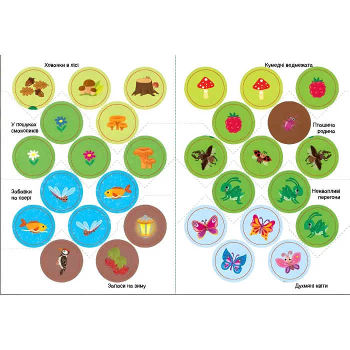 Аплікації з наліпками — Ліс (9786175444474)
