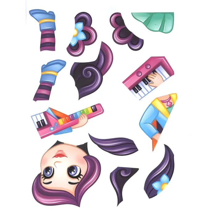 Аппликации для девочек.Наталья