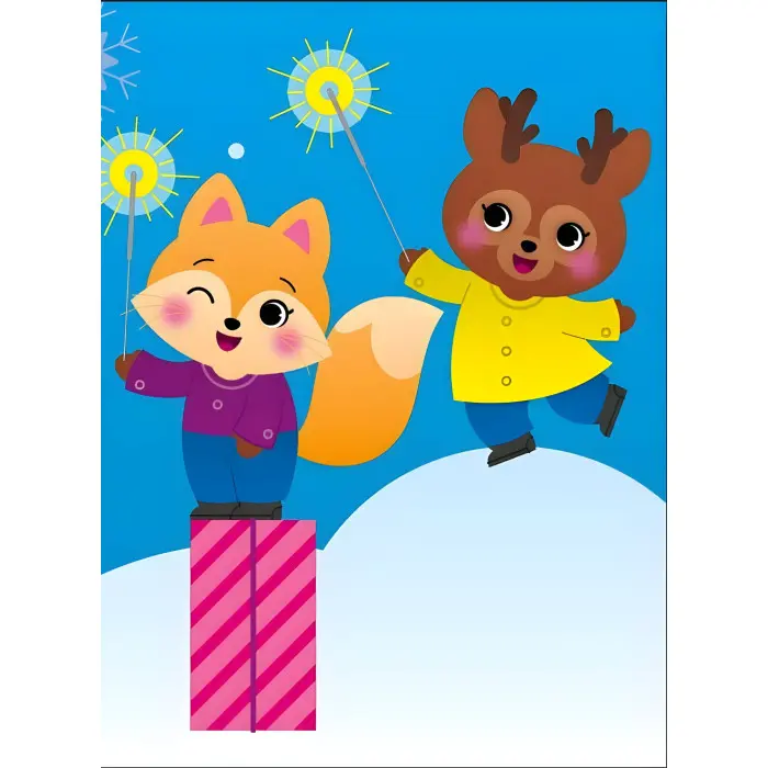 Аппликации наклейками: Белочка (9789667510565)