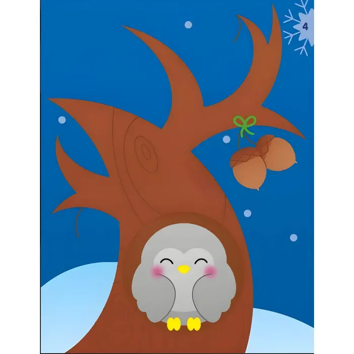 Аппликации наклейками: Белочка (9789667510565)