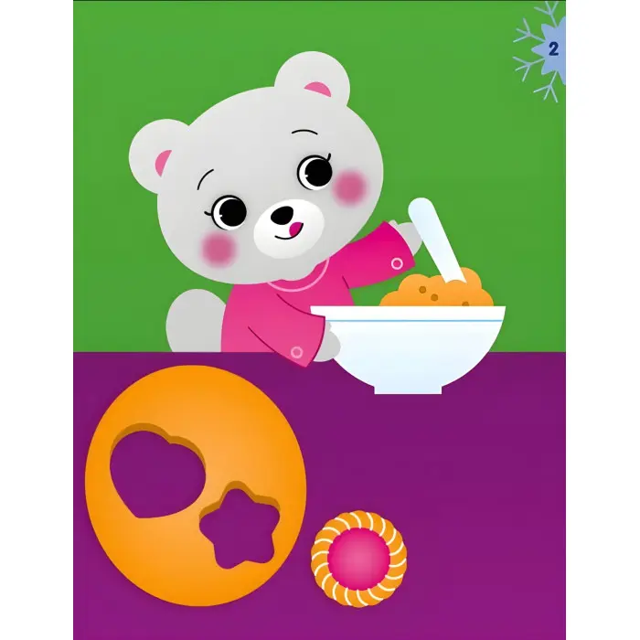 Аппликации наклейками: Медвежонок (9789667510589) — отличная развивающая книга для малышей.