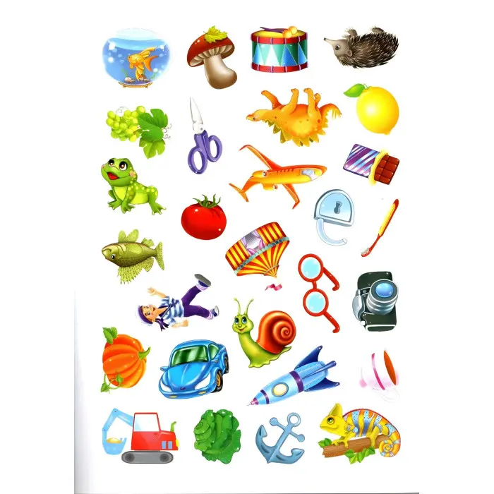 Азбука животных,"Азбука тварин" (2 листи з наклейками)