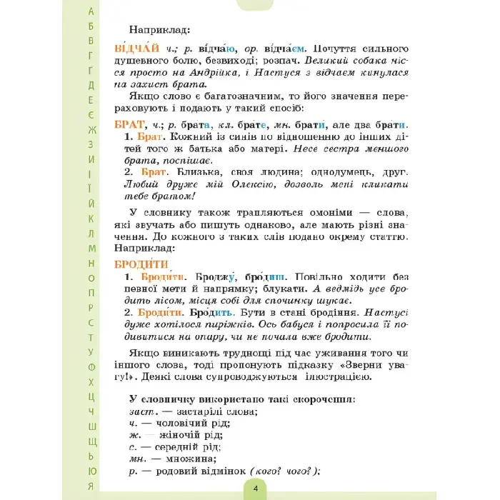 Бібліотечка школяра. Ілюстрований словник-помічник з української мови. 1-4 класи. КДН013
