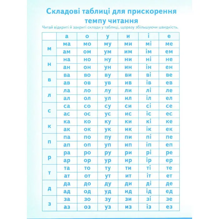 БУКВАР логопедичний