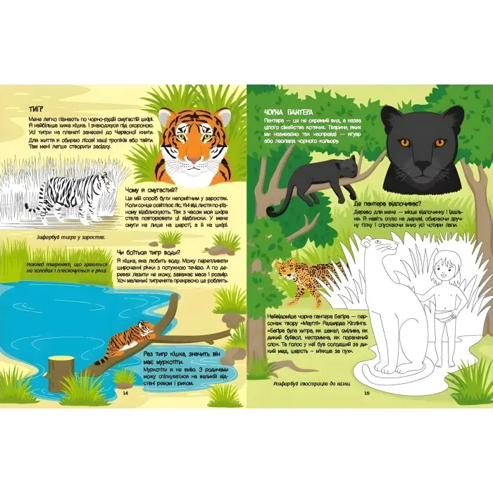 Червона книжка про хижаків. Пізнавальна книжка – Коваль Н. (Укр) АРТ (9786170992611)