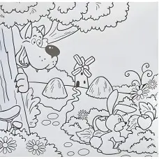 Червона шапочка. Розвиваюча книжка з наліпками