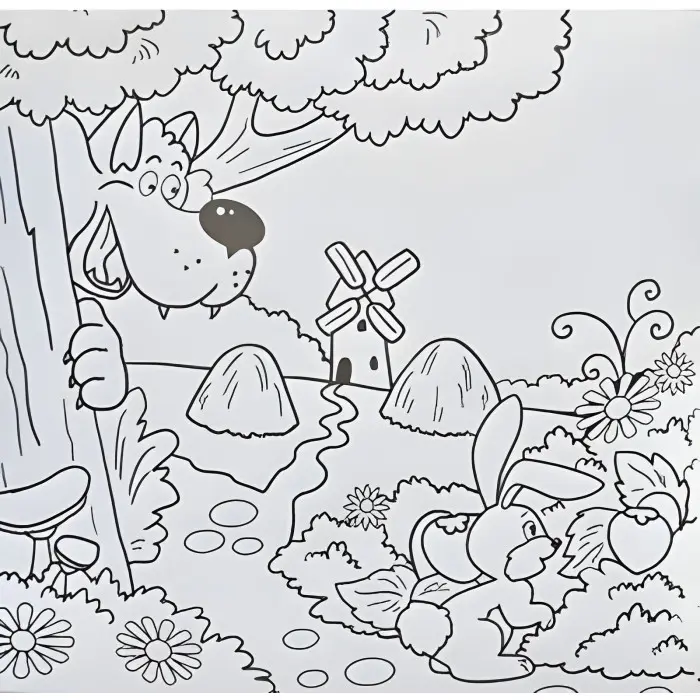 Червона шапочка. Розвиваюча книжка з наліпками