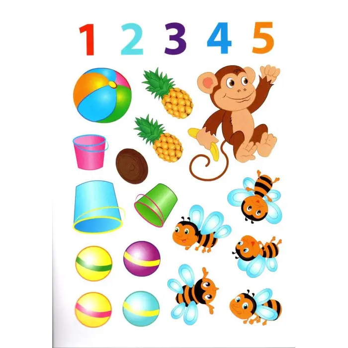 Цифры малышам,"Цифри малюкам" (2 листи з наклейками)