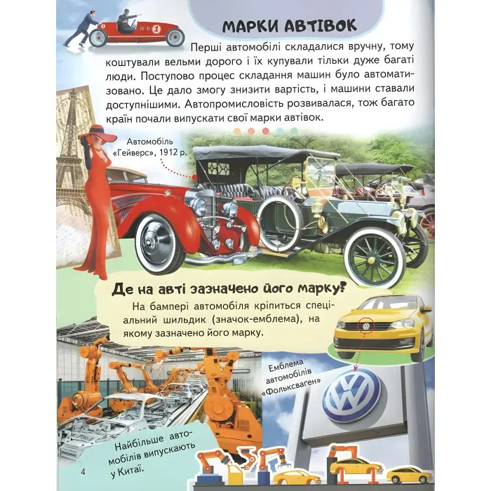 Цікава енциклопедія «Автомобілі» Книга для дітей (9789664668207)
