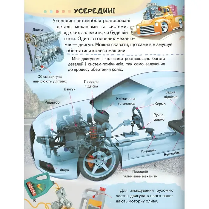 Цікава енциклопедія «Автомобілі» Книга для дітей (9789664668207)