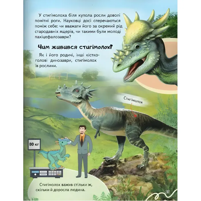 Цікава енциклопедія «Динозаври» Книга для дітей (9789664668122)