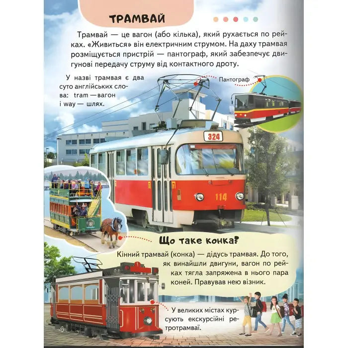 Цікава енциклопедія «Транспорт» Книга для дітей (9789664668160)