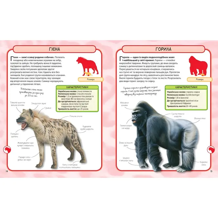 Дикі тварини. Міні-енциклопедія