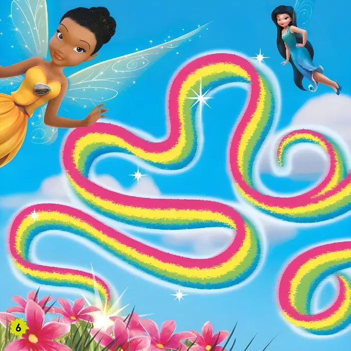 Дисней. Лабіринти з наліпками. Феї