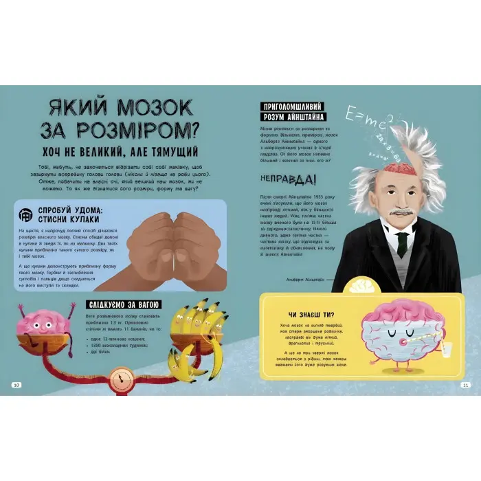 Дивовижний мозок : Ця книжка повна мізків: усілякі мізки та як вони працюють (у)