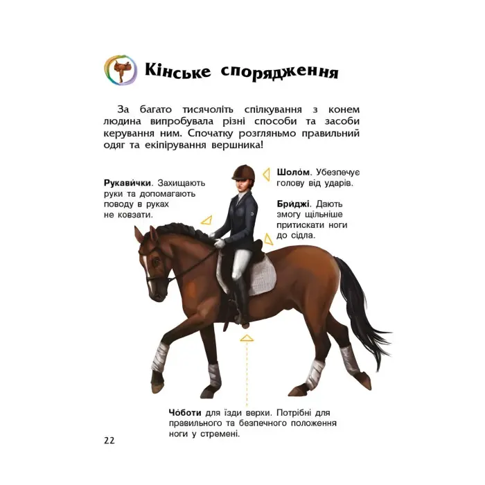 Енциклопедія дошкільника Коні