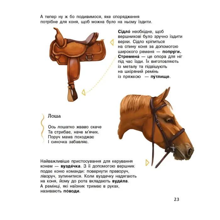 Енциклопедія дошкільника Коні