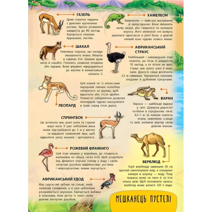 Енциклопедія з наліпками. Тварини світу