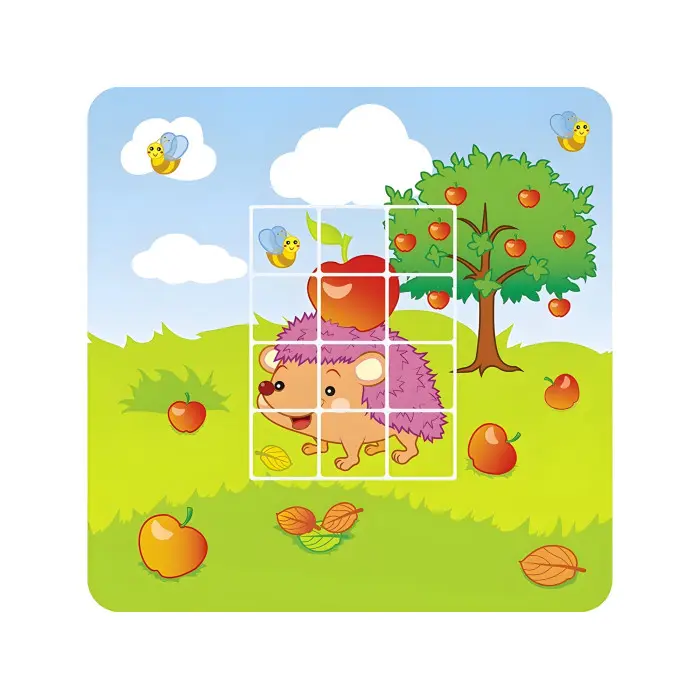 Головоломки-наліпки. На фермі. 4+