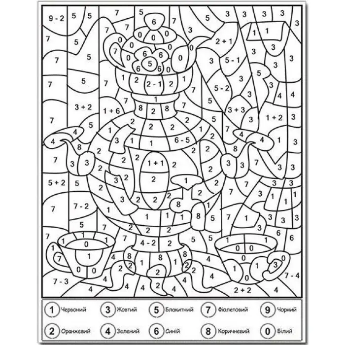 Картинки-павутинки. коричнева