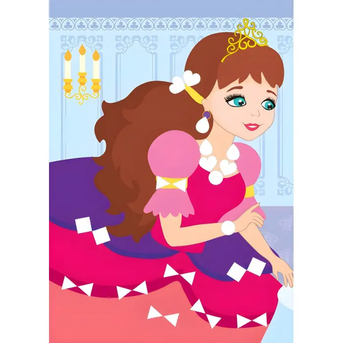 Картинки з мозаїки. Прикрашаю принцес