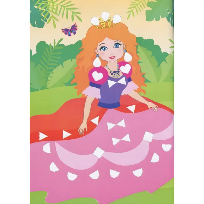 Картинки з мозаїки. Прикрашаю принцес