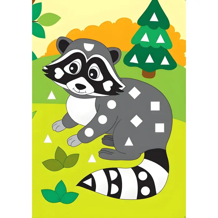 Картинки з мозаїки. Збираю ліс