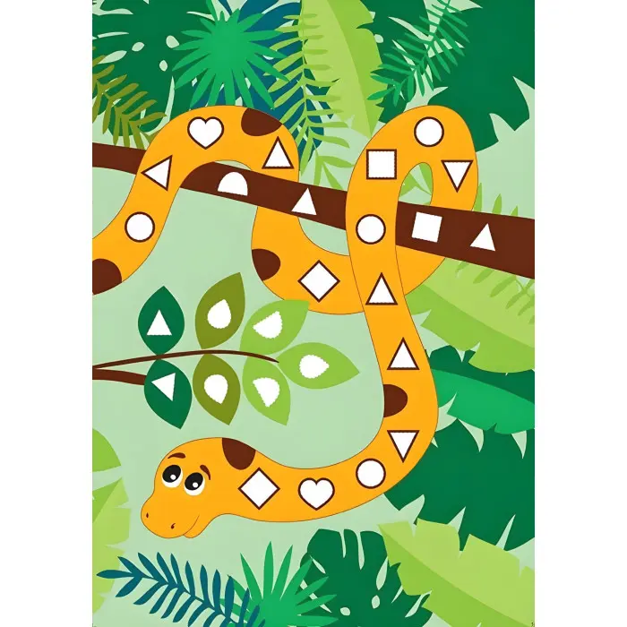 Картинки з мозаїки. Збираю зоопарк