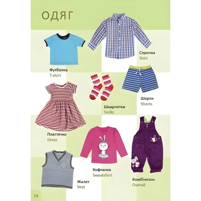 Книга для найменших «Перша книга малюка / Baby’s First Book» з яскравими ілюстраціями (9789669353108)