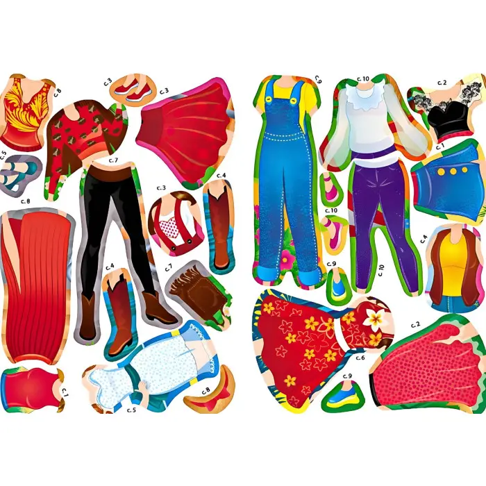 Книга гра Одягни ляльку №8 (9789669476029)