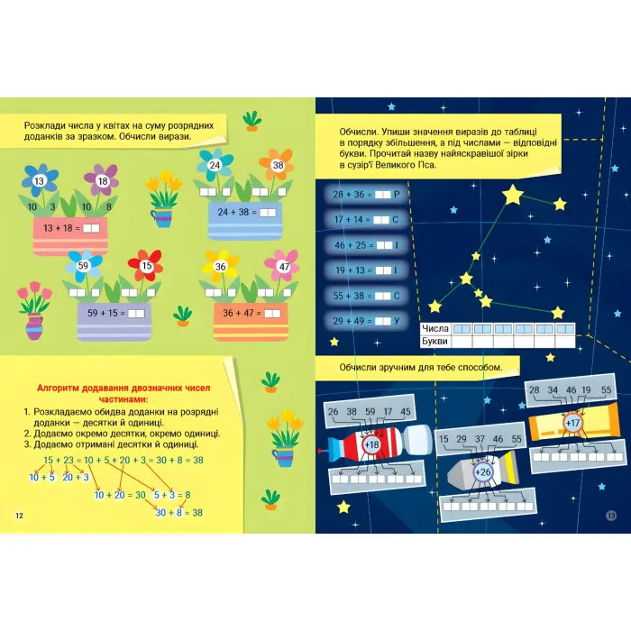 Книга Креативна математика. "Додавання і віднімання в межах 100" (9786175443255)