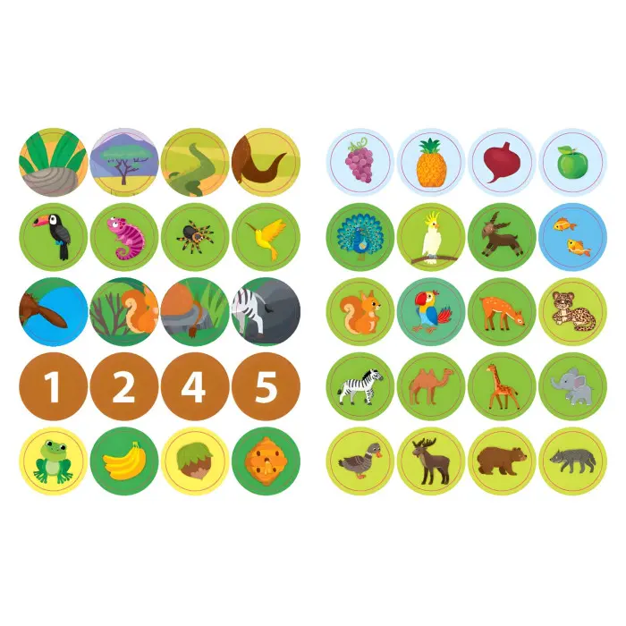 Книга.Пригоди з наліпками. "У зоопарку" (9786175442906)